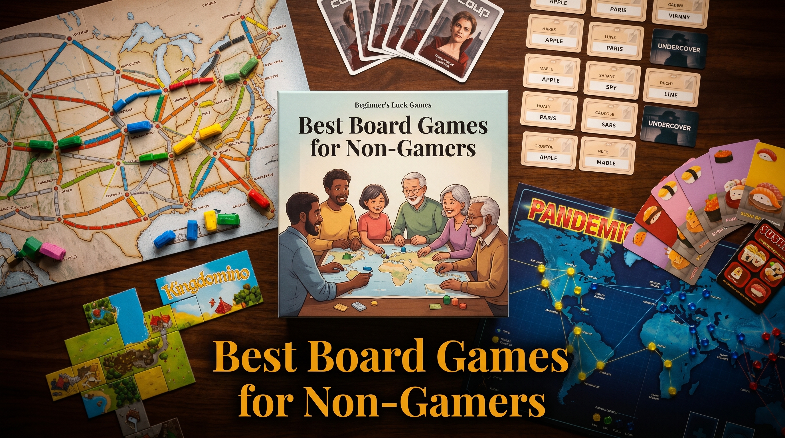 Best Board Games for Non-Gamers