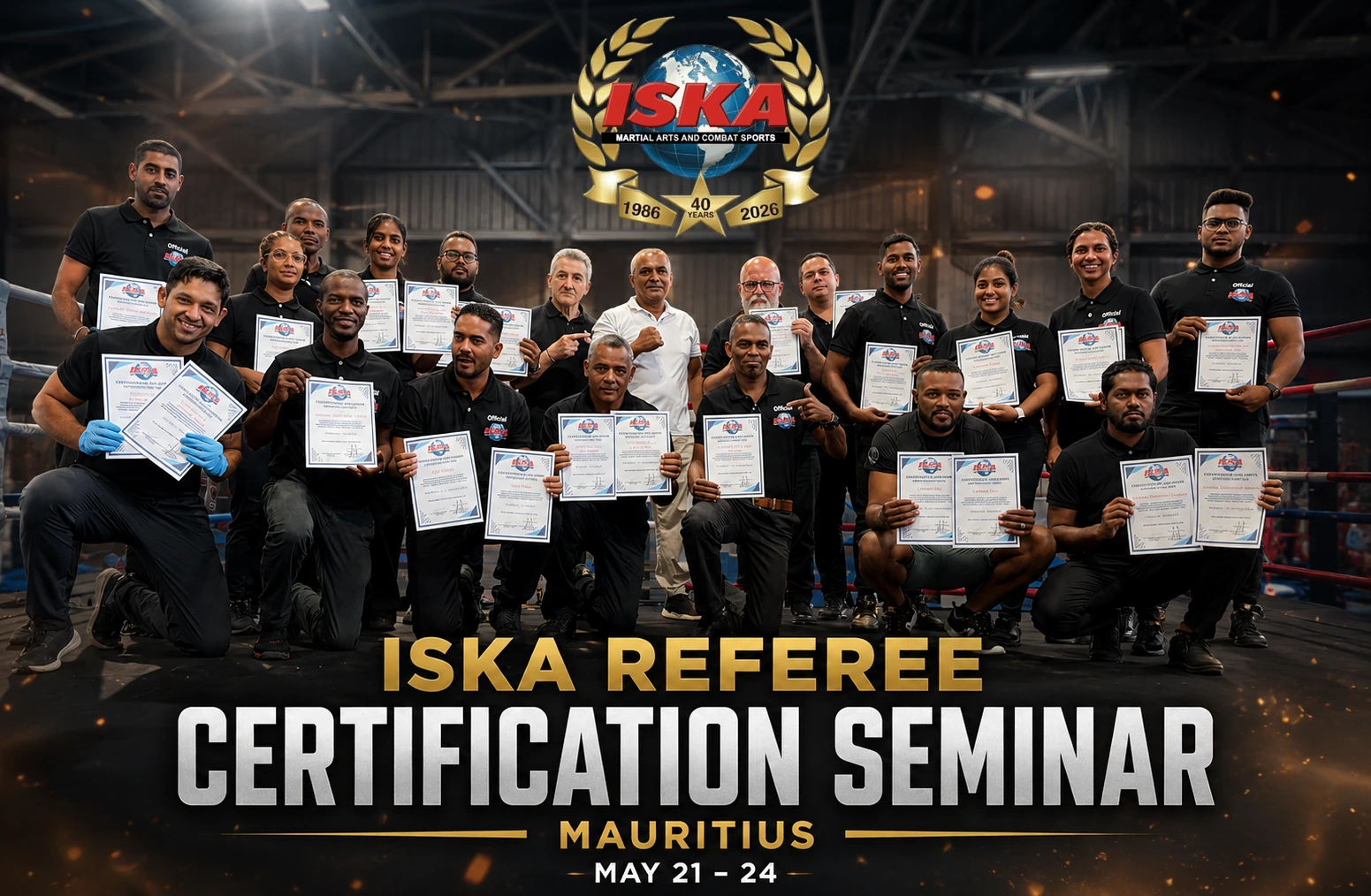 ISKA International Referee Seminar Successfully Held in Mauritius
