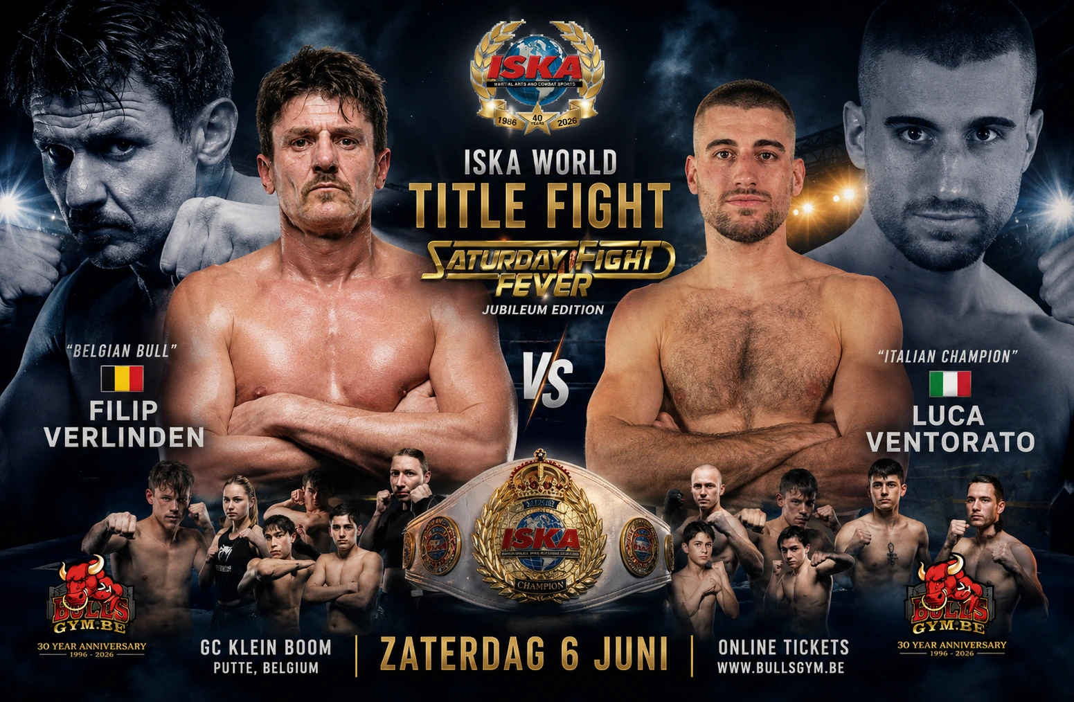 ISKA World Cruiserweight Championship Set for Belgium ISKA World Cruiserweight Championship Set for Belgium