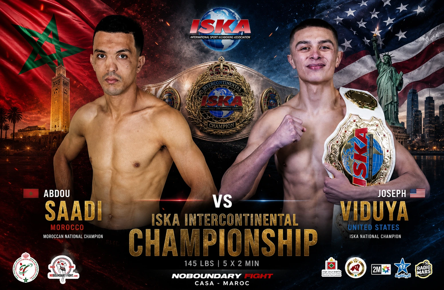 ISKA Intercontinental Title Showdown: Joseph Viduya vs. Abdou Saadi