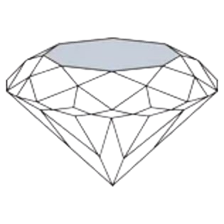 Table facet of diamond