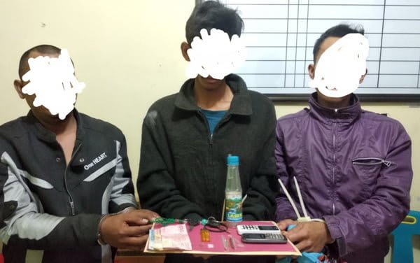 Tim Opsnal Polres Bener Meriah Ciduk 3 Tersangka Kasus Sabu