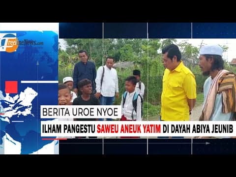 VIDEO : Anggota DPR-RI Saweu Aneuk Yatim di Dayah Abiya Jeunieb