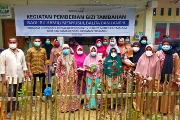 Medco E&P Tingkatkan Gizi Masyarakat di Tengah Pandemi