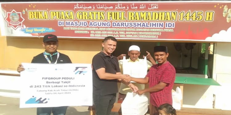 Lanjutkan Tradisi Kebaikan, FIFGROUP Aceh Timur Tebar Takjil Jelang Akhir Ramadan