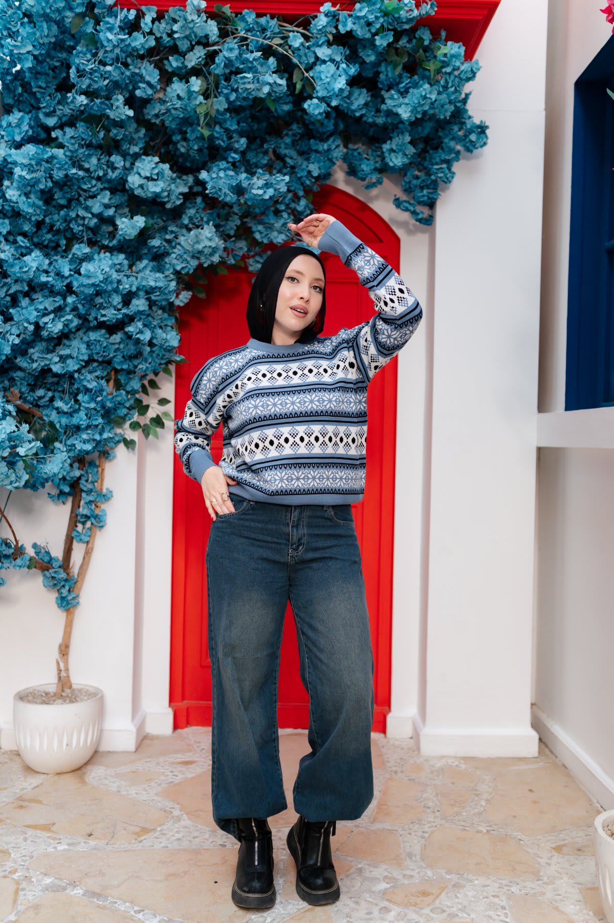 بلوزة نسائية تريكو شتوي كاجوال – 503 NAN Fashion - صورة 4 من 6 - NAN Fashion