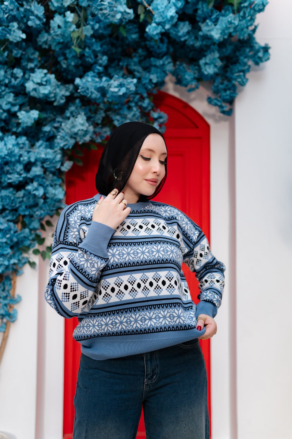 بلوزة نسائية تريكو شتوي كاجوال – 503 NAN Fashion - صورة 6 من 6 - NAN Fashion