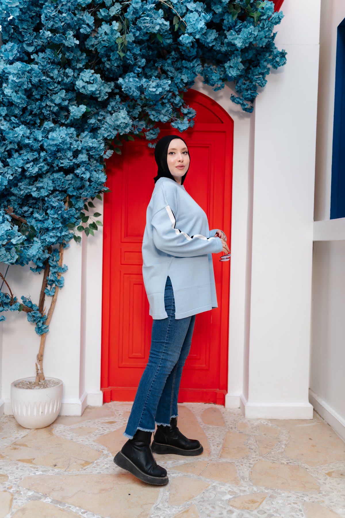 بلوزة نسائية تريكو شتوي كاجوال – NAN Fashion 504 - صورة 3 من 7 - NAN Fashion