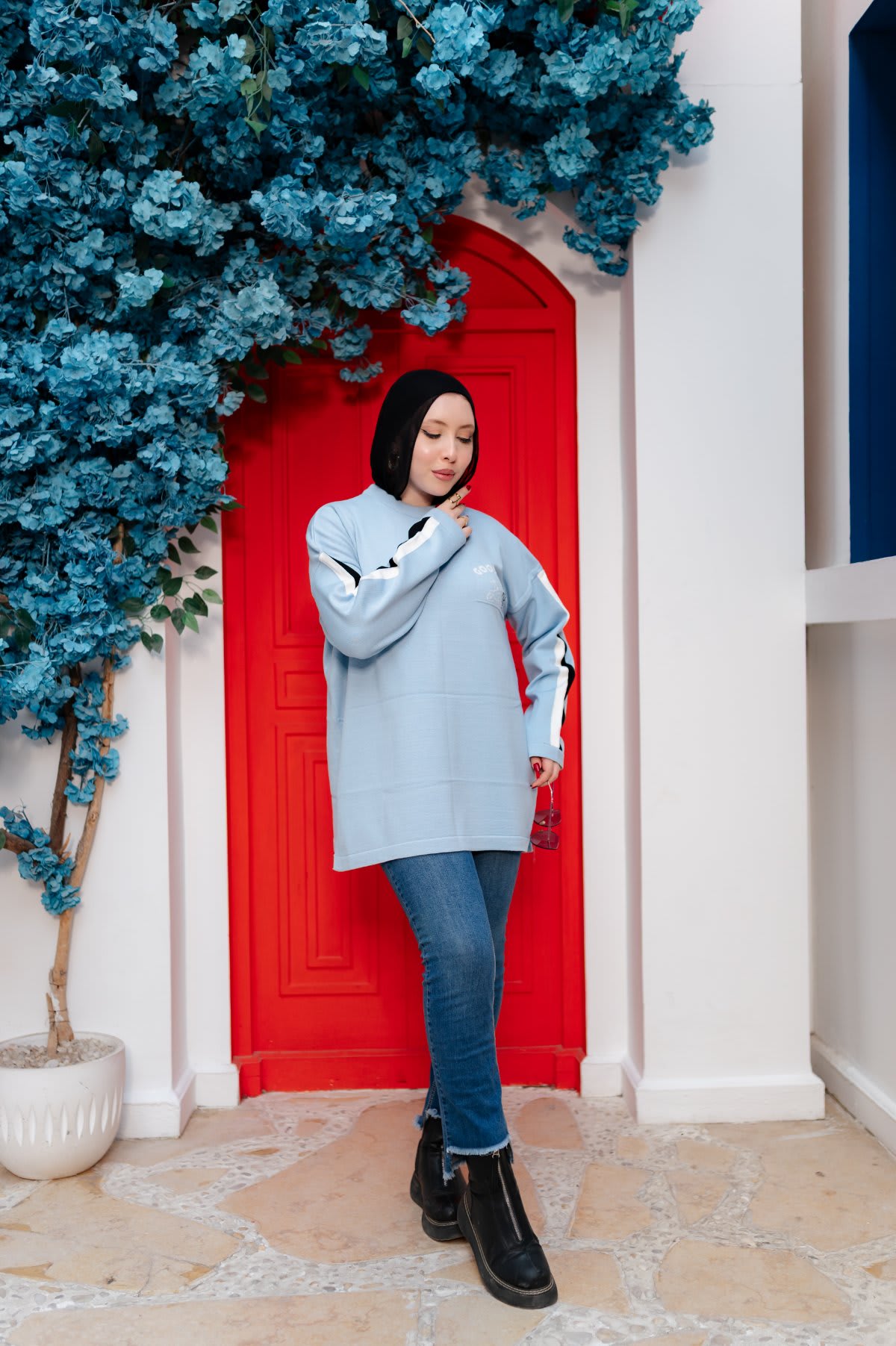 بلوزة نسائية تريكو شتوي كاجوال – NAN Fashion 504 - صورة 4 من 7 - NAN Fashion