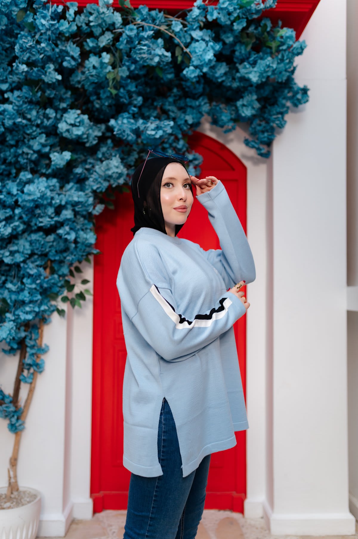 بلوزة نسائية تريكو شتوي كاجوال – NAN Fashion 504 - صورة 5 من 7 - NAN Fashion