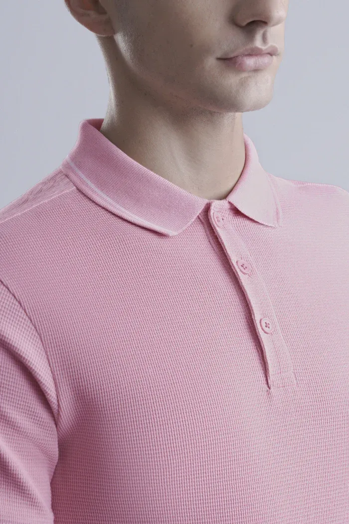 03 Off-Grid Polo Tshirt - Blush.webp