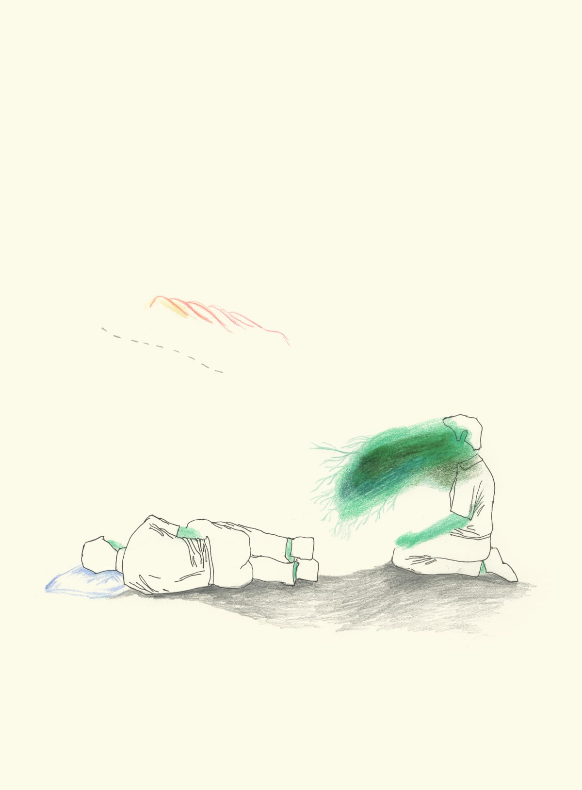 Body of Distance / Body of Needs drawing