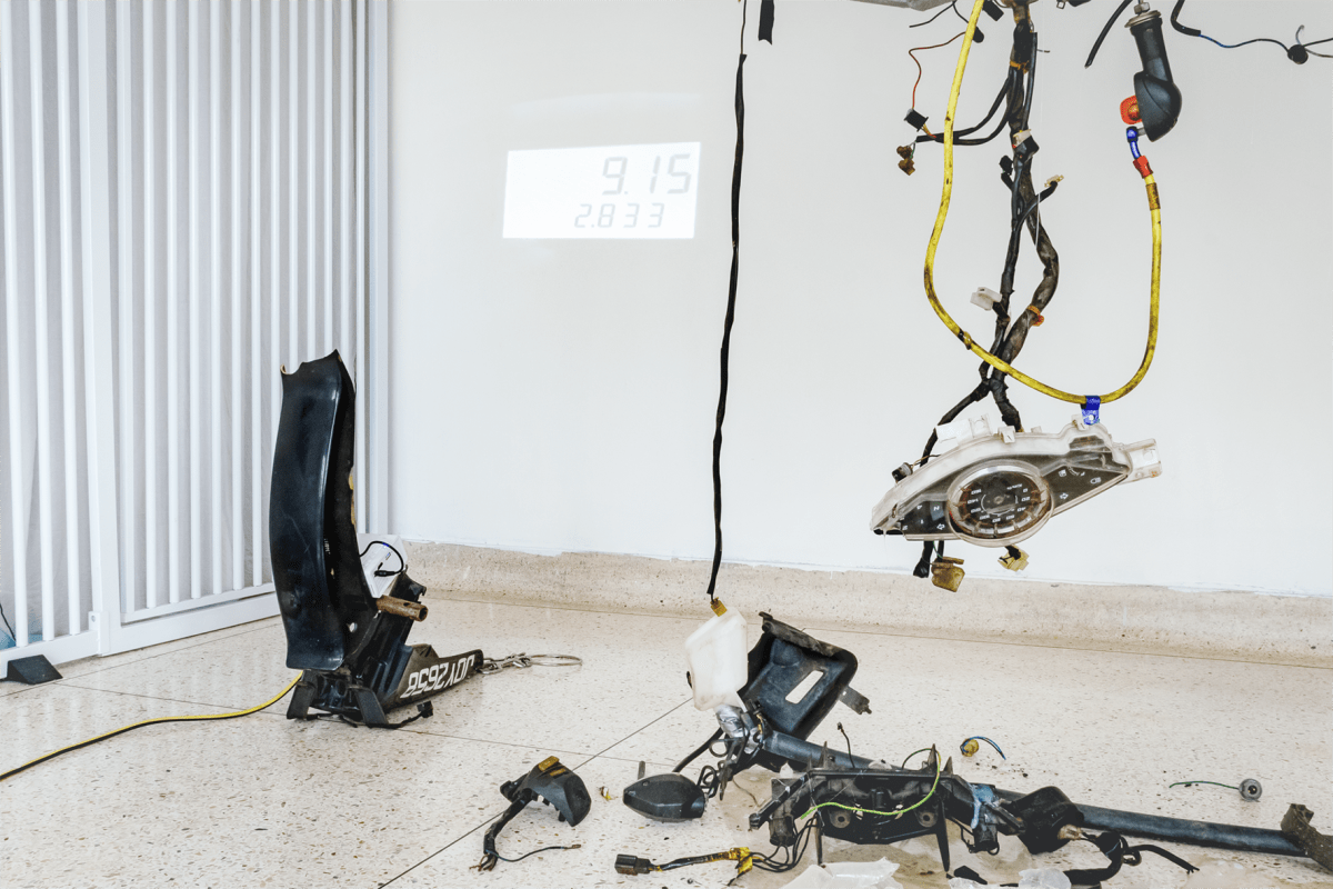 Golden Liquid installation view
