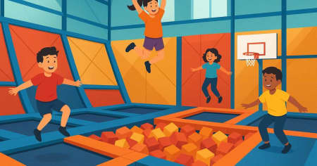 Top 7 Trampoline Parks in Delhi-NCR: Bouncing Adventures...