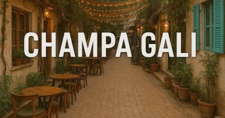 Champa Gali: Unveiling Delhi's Café Haven of Creativity