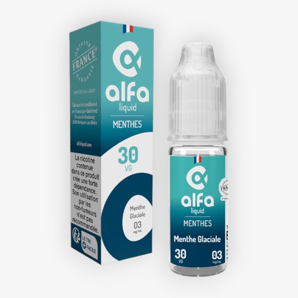 Menthe Glaciale Alfaliquid 10ml Alfaliquid Menthes 2