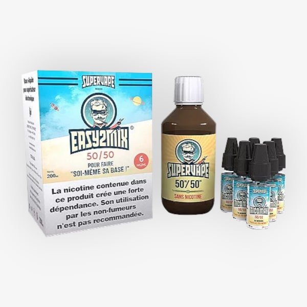 Base Easy2Mix 50/50 6mg 200ml SuperVape