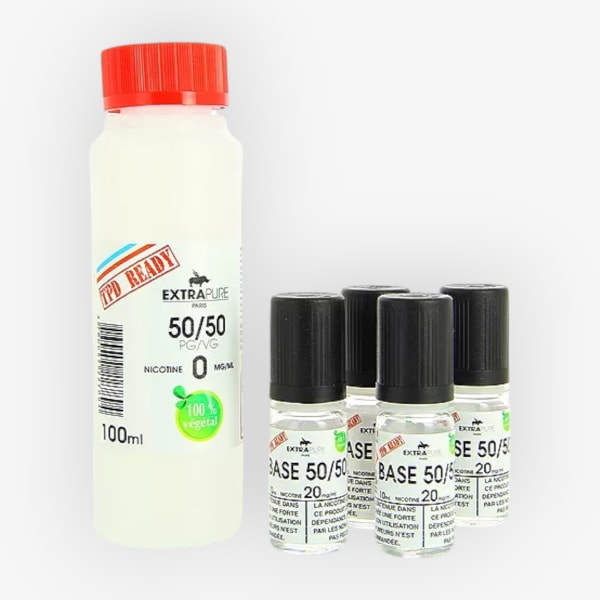 Pack Base 140ml 50/50 06mg Extrapure