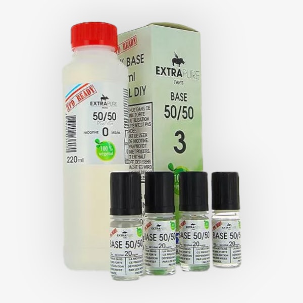 Pack Base 260ml 50/50 03mg Extrapure