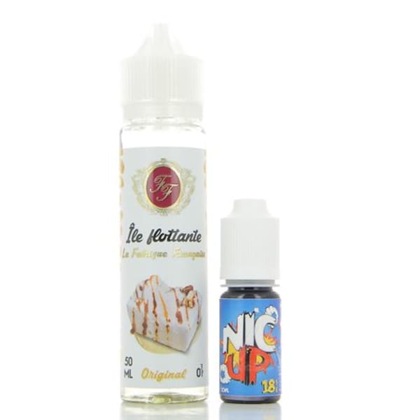 Ile Flottante La Fabrique Francaise 50ml + Booster Nic Up 10ml 18mg