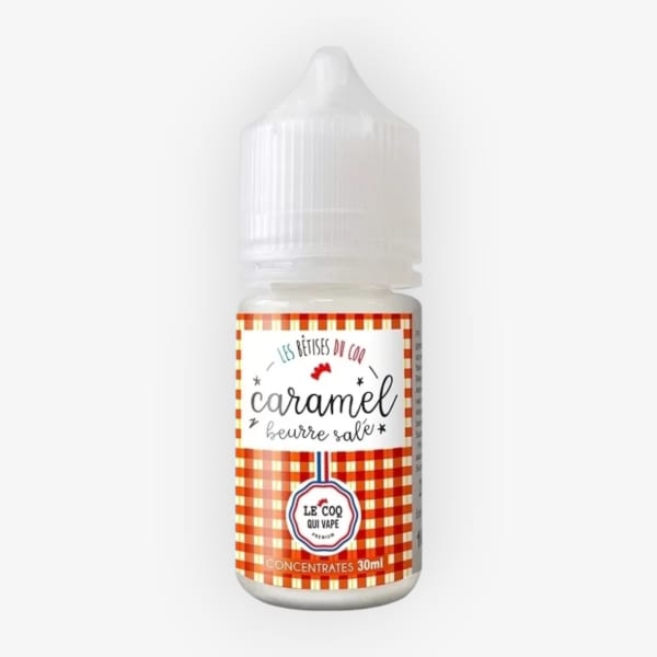 Caramel Beurre Sale Concentre Le Coq Qui Vape Premium 30ml
