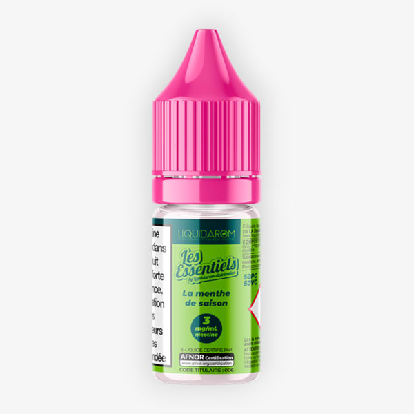 La Menthe De Saison Les Essentiels By Liquidarom 10ml