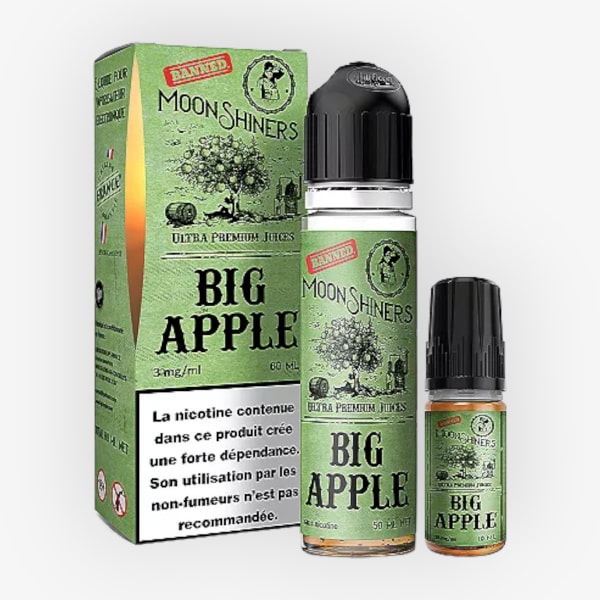 Pack 50ml + 10ml Big Apple Moonshiners - 03mg