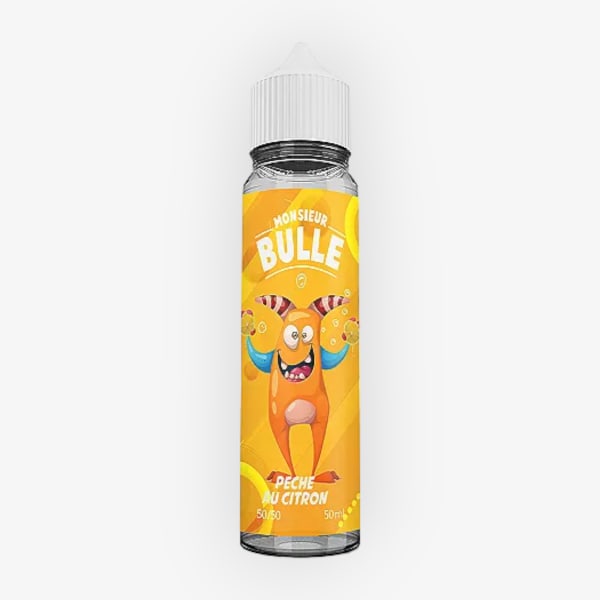 Peche Au Citron Monsieur Bulle Liquideo 50ml