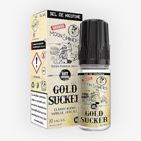 Gold Sucker Nic Salt Moonshiners 10ml
