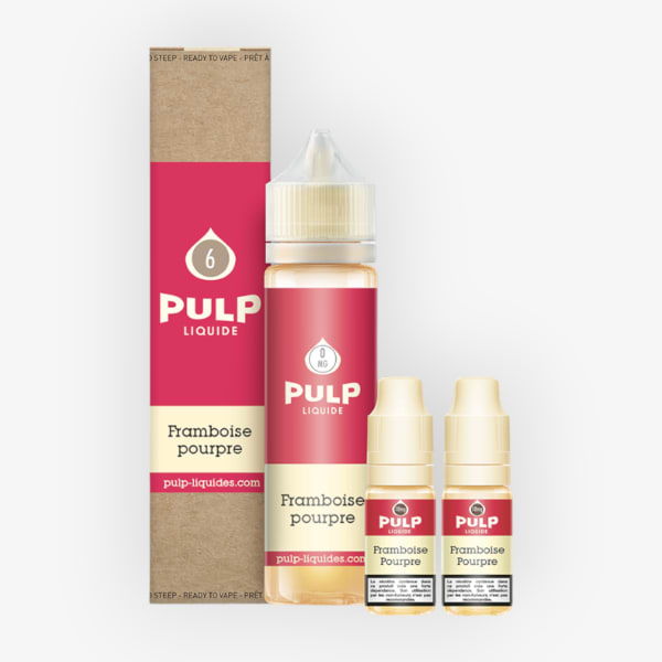 Pack 60ml Framboise Pourpre Pulp - 06mg
