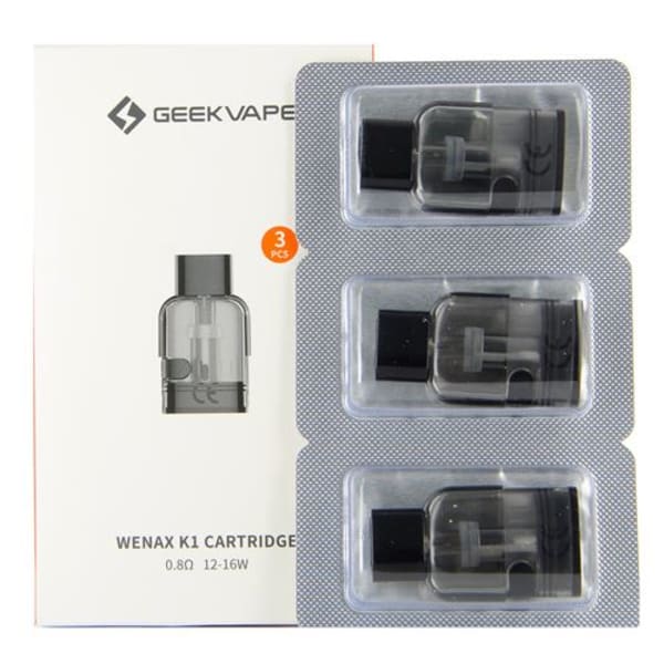 Pack de 3 Pods 2ml Wenax K1-K2 SE + resistance GeekVape