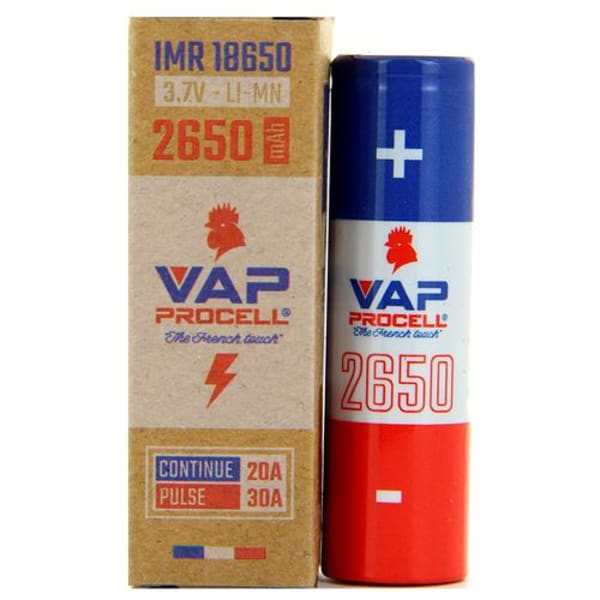 Accu 25A 18650 2650mah IMR Vap Procell