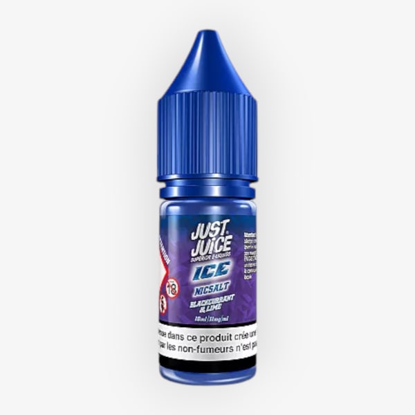 Blackcurrant & Lime Nic Salt Ice Just Juice 10ml