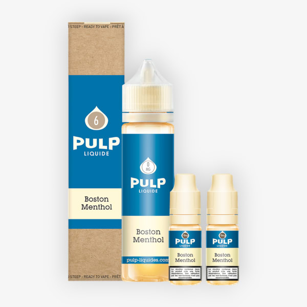 Pack 60ml Boston Menthol Pulp - 06mg