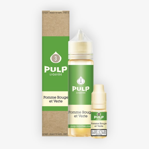 Pack 60ml Pomme Rouge Et Verte Pulp - 03mg
