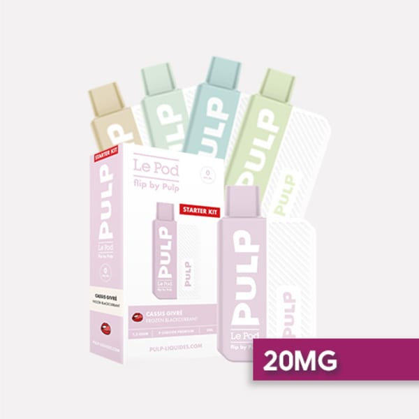 Starter Kit Pod Flip + Cartouche 20mg Pulp