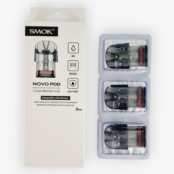 Pack de 3 cartouches Meshed Novo Pro Smoktech