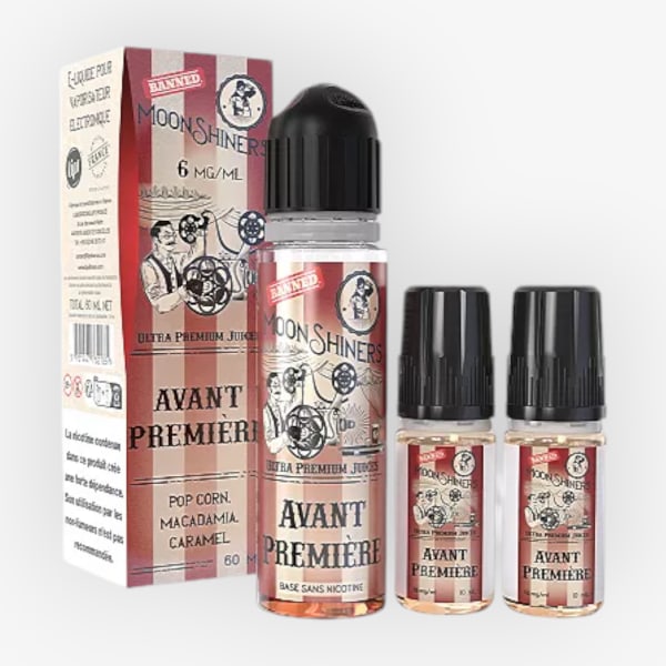 Pack 40ml + 2x10ml Avant Premiere Moonshiners - 06mg