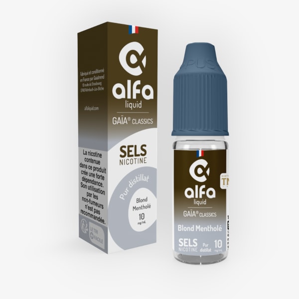 Blond Menthole Sels De Nicotine Gaia Classics Alfaliquid 10ml