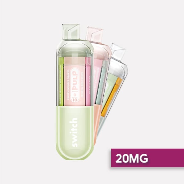 Le Pod Switch Pulp 20mg - Puff 4 saveurs en 1