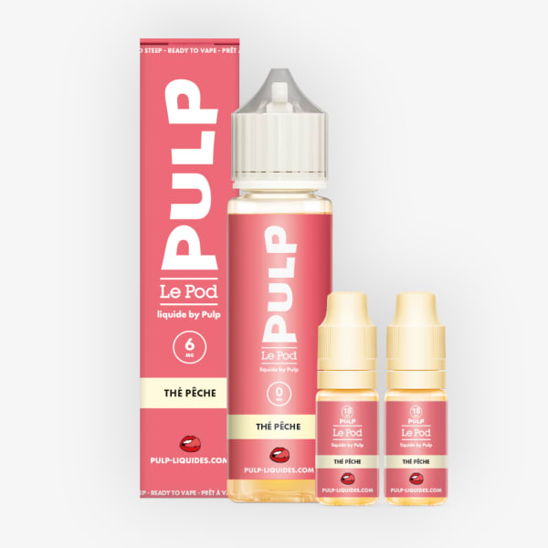 Pack 60ml The Peche Pod Liquide Pulp - 06mg
