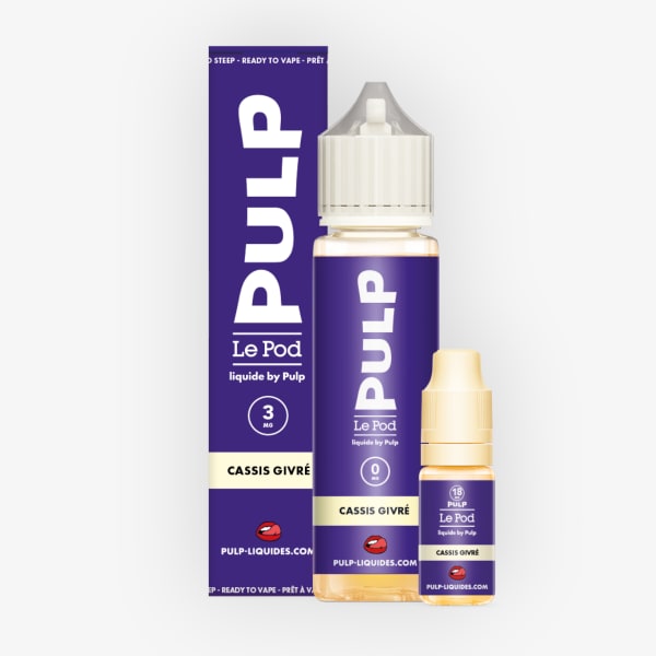 Pack 60ml Cassis Givre Pod Liquide Pulp - 03mg