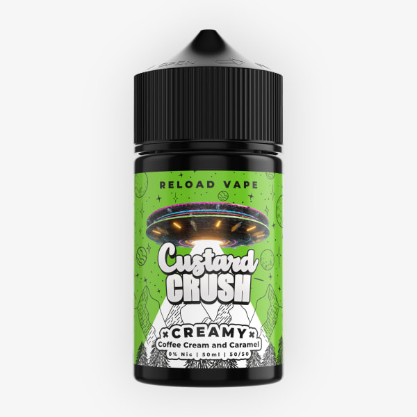 Coffee Cream and Caramel Custard Crush Reload Vape 50ml