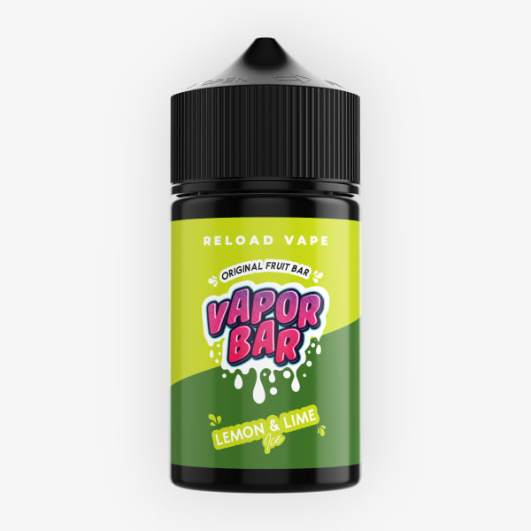 Lemon & Lime Ice Vapor Bar Reload Vape 50ml
