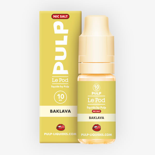 Baklava Nic Salt Le Pod Liquide Pulp 10ml