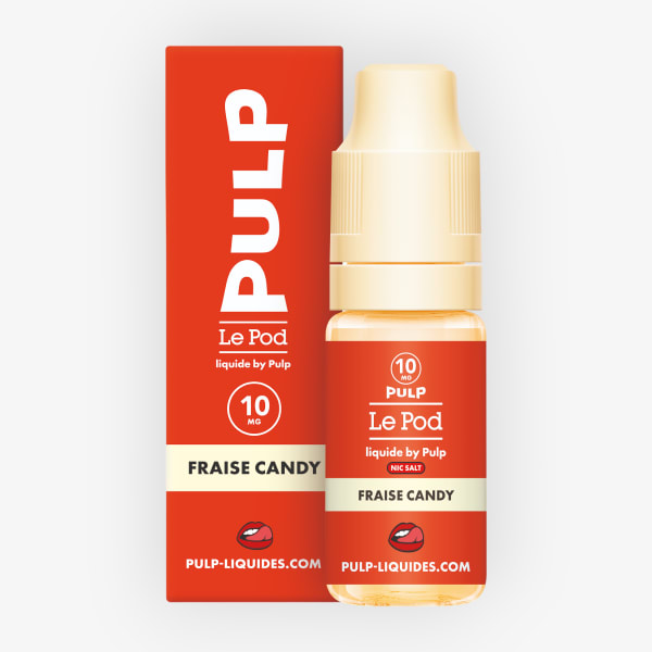 Fraise Candy Nic Salt Le Pod Liquide Pulp 10ml