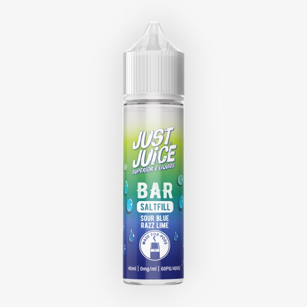 Sour Blue Razz Lime Bar Saltfill Just Juice 40ml