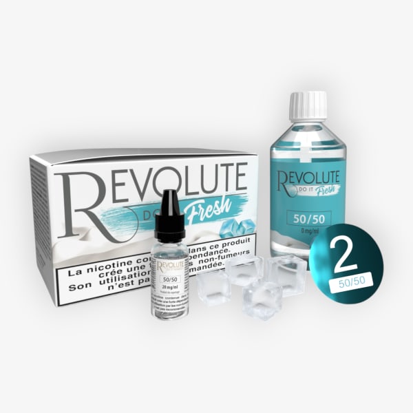 Pack DIY Fresh 115ml 50/50 02mg Revolute