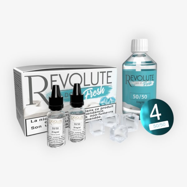 Pack DIY Fresh 115ml 50/50 04mg Revolute