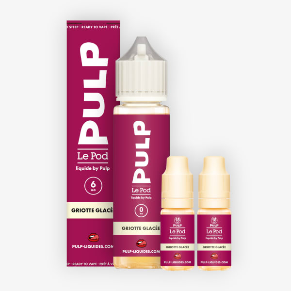 Pack 60ml Griotte Glacee Pod Liquide Pulp - 06mg